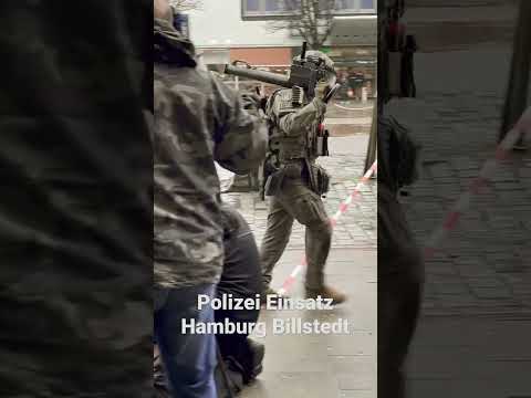 Hamburg Billstedt Polizei Einsatz Nach Überfall Auf Geldtransport - YouTube