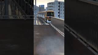 【アストラムライン】VVVF制御7000系42編成　古市駅到着