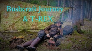 Bushcraft journey, Fire, Camp & T- Rex - Vanessa Blank - 4K