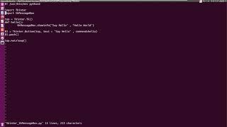 python2 gui tkinter tkMessageBox