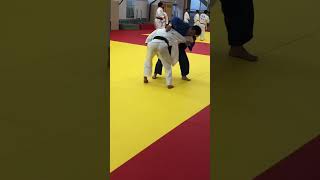 【#284柔道】柔道の基本練習乱取り（大外刈り）Basic practice of judo, free practice, technique name（OOSOTOGARGI）