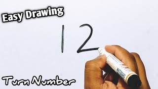 How To Draw A Cute Parrot Step By Step | How To Draw A Bird From Number | How To Draw A Parrot Easy