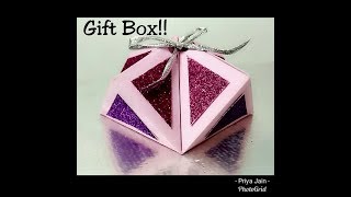 Paper Gift Box: How to make Gift box (DIY)