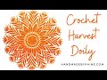 How to crochet Harvest Doily