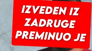 IZVEDEN IZ ZADRUGE, JAVILI DA JE PREMINUO! ISPLIVALA PORUKA SA GROBA