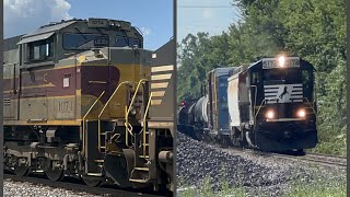 Chasing NS 1074 Lackawanna HU on the NS St. Louis District + D53 Appearance