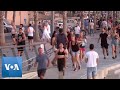 Crowd Flees Tel Aviv Beach After Siren Sounds