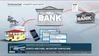 Kontowechsel, Banken müssen dem Kunden die Arbeit abnehmen.