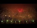 臨場感抜群 2018 神明の花火 グランドフィナーレ this is a famous fireworks display in japan.