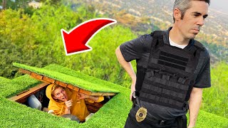 EXTREME Hide & Seek VS a REAL Detective! *ARRESTED IF FOUND*