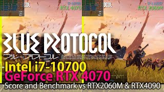 Blue Protocol Benchmark (RTX 4070 vs RTX 2060M)