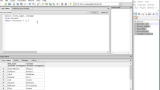 SQL Tutorial 2: Create Queries with Select, Where, And, Or and Sort