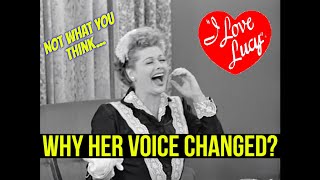 Real Reason(s) Lucille Ball's Voice Changed UNEXPECTEDLY On "I Love Lucy!"