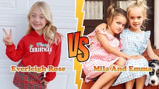 Everleigh Rose Soutas VS Mila And Emma Stauffer Transformation 👑 New Stars From Baby To 2023