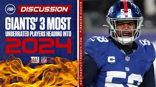 Giants' 3 Most Underrated Players Heading Into 2024