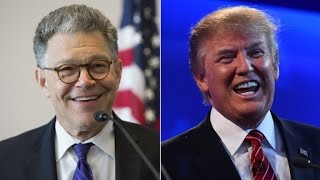 Senator Al Franken talks Trump on SNL