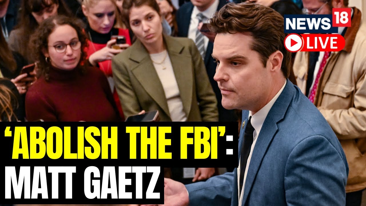 Congressman Matt Gaetz Calls For Abolishment Of FBI & The Justice ...