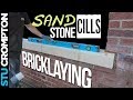 how to install sandstone cills - bricklaying and window job