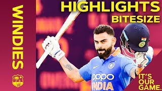 Windies vs India | 3rd ODI 2019 | Bitesize Highlights