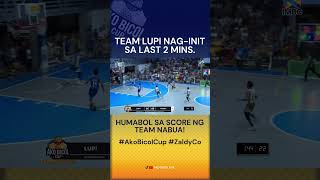 Lupi, humataw sa 4th Quarter para idala sa OT ang laban kontra Nabua. #AkoBicolCup