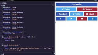 Self-Responsive buttons with Element Queries