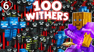 100 Withers Vs Hardcore Player
