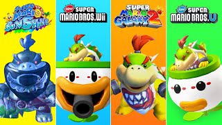 Evolution of Bowser Jr in Super Mario Games (2002-2021)