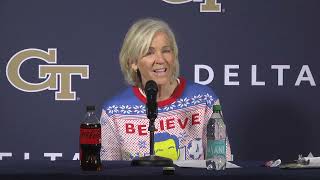 GTWBB head coach Nell Fortner postgame press conference vs. ULM - Dec. 11, 2024