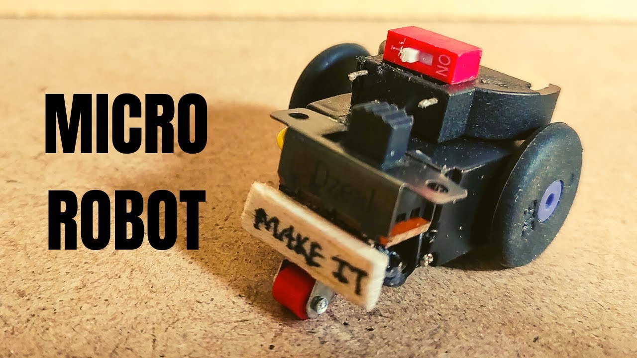 How To Make A Small Robot|bug Robot|micro Robot|robotics|how To Make A ...