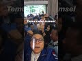 Antusias Kader PAN Sumsel Sambut Zulkifli dan Sandi