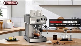 HiBREW H10A Troubleshooting Guide Semi automatic Coffee Machine