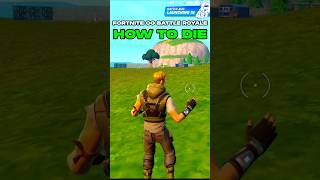 How to DIE on Fortnite OG Battle Royale... #fortnite #shorts #youtube #gaming #tiktok #foryou #fyp