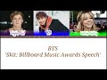 BTS 'Skit: Billboard Music Awards Speech' Color Coded