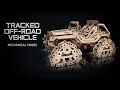 How to Make Tracked Off-Road Vehicle out of Wood | Ugears 3D Puzzle | Speed Build & Review | ASMR