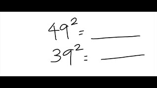 Find squares of numbers less than 50 (വർഗ്ഗം കാണാം മനസ്സിൽ തന്നെ )