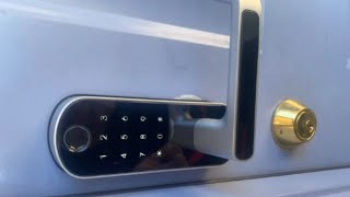 samtechT Smart Lock, Keyless Entry Door Lock, Fingerprint Door Lock, Digital Door Lock, Smart Lock