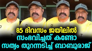 ഒരു തെറ്റും ചെയ്യാത്ത എന്നെ ജയിലിൽ അടച്ചു സത്യം തുറന്നടിച്ച് ബാബുരാജ് | baburaj malayalam videos !