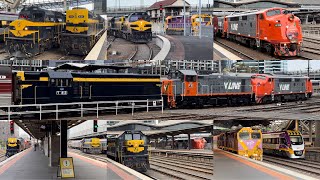 Spencer Street 2024 or Southern Cross 1984 | Epic Morning with VR & V/Line Tangerine Liveries