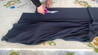 قيچی کردن چپن بر خانم ها How to cut women cardigan 👍