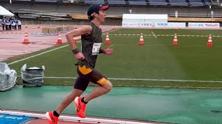 高知龍馬フルマラソン2025ゴール1位青学の塩出翔太〜10位