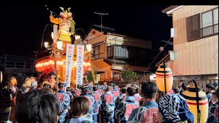 令和五年　佐原の大祭　秋祭り　千秋楽　下宿　終い　踊り　砂切　分内野下座連