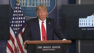 Trump niega estar politizando la pandemia como lo acusa el jefe de la OMS | AFP