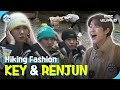 [C.C.] Someone please tell KEY that he's going on a hiking not a fashion show #SHINEE #KEY #RENJUN