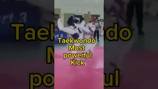 #mma #taekwondo Taekwondo most powerful kick 🤯 Taekwondo deadliest kick 🥵 360 kick tutorial #trend