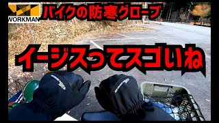 【手袋】冬バイクの防寒グローブはワークマンでなんとかなりそう【スーパーカブ110】