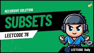 Subsets - LeetCode 78 - Python | Hindi | Hinglish(Easy!)