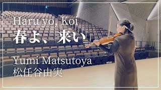 松任谷由実『春よ、来い』バイオリン演奏  - Kana Violin Cover -