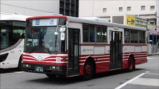 広島バス 日産ディーゼル富士重7E KC-UA460LAN走行音 Bus sound