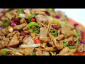 chef wang teaches you authentic sichuan “stir fried duck intestine