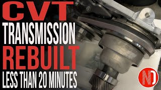 CVT Transmission Rebuild in Less Than 20 Minutes - Nissan NV200 | Nissan Doctor